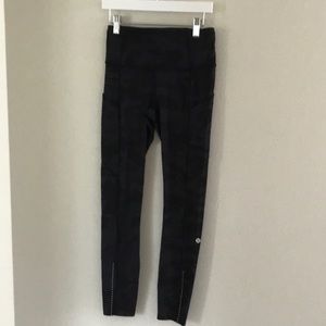 Lululemon Swift Speed Tights in Dark Camo